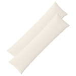 Diivanipadi 2 tk ALMELO kreemjas 40 x 145 cm manchester