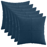 Diivanipadi 6 tk ALMELO tumesinine 50 x 50 cm manchester
