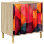 Vannitoa kapp HEESCH Sonoma 60 x 40 x 60 cm Tehispuit