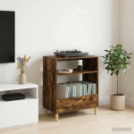 Plaadim&auml;ngija alus Suitsutatud tamm 71 x 39,5 x 83 cm Tehispuit