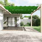 Vertikaalne varikatus heleroheline 200x360 cm oxfordi kangas