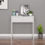 Konsoollaud, valge, 72 x 35 x 75 cm, teras