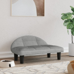 Koeravoodi, hall, 70x52x30 cm, samet