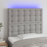LED-voodipeats, helehall, 100x5x118/128 cm, kangas