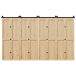 LIUGUKSE TARVIKUTE KOMPLEKT 366 CM TERASEST, MUST