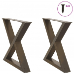 KOHVILAUA JALAD 2 TK, NATURAALNE TERAS, 50 X (42&ndash;43,3) CM, TERAS