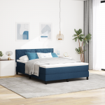 Vedruvoodi madratsiga sinine 140x200 cm tekstiil