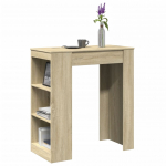Baarilaud riiulitega, sonoma tamm, 95x47x103,5 cm, tehispuit