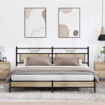 METALLIST VOODIRAAM ILMA MADRATSITA SONOMA TAMM 193X203 CM