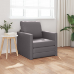 Diivanvoodi 2-in-1 hall 74x77x81 cm kunstnahk