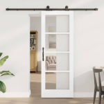 Liuguks valge 73.5 x 198.5 cm puit ja metall