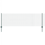 Keeratud traadi aed 11 u postiga roheline 0.8x25 m teras
