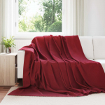Viskab tekid 6 tk bordeaux punane 240 x 220 cm fliis