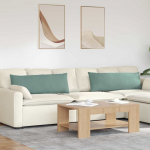 Diivanipadjad 2 tk mere roheline 120 x 40 cm korter kangas