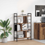 Raamatukapp Vana puit 75 x 30 x 123,5 cm Tehispuit