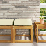 Aia istmepadi cream 40 x 40 x 8 cm 100% Pol&uuml;ester