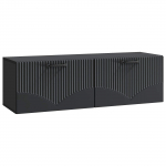 Rippuv TV kapp Must 98 x 31 x 30 cm Tehispuit