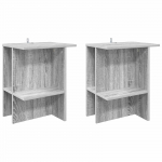 Kohvilaud 2 pcs Hall Sonoma 40 x 30 x 49 cm Tehispuit