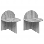 &Ouml;&ouml;kapp 2 pcs Hall Sonoma 40 x 35,5 x 45,5 cm T&ouml;&ouml;deldud puit