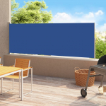 Lahtit&otilde;mmatav terrassi k&uuml;lgsein, 200 x 500 cm, sinine