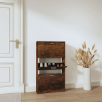 Jalatsikapp, suitsutatud tamm, 59 x 17 x 108 cm, tehispuit