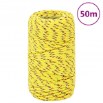 Paadik&ouml;is, kollane, 2 mm, 50 m, pol&uuml;prop&uuml;leen
