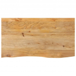 Lauaplaat, naturaalse servaga, 110 x 60 x 2,5 cm, mangopuit