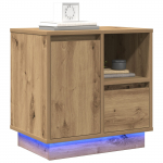 &Ouml;&Ouml;KAPP KOOS LED-VALGUSTUSEGA ARTISAAN OAK 50X34,5X50 CM