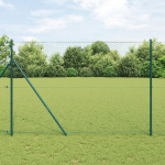 KUUSNURKNE AED ROHELINE 1.5X10 M TERAS, AIA POSTID 7 TK ROHELINE &Oslash;32 MM 200 CM GALVANISEERITUD TERAS