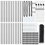 KUUSNURKNE AED HALL 0.5X50 M TERASEST, AED POSTID SPIKE'IGA 13 TK &Oslash;32 MM 80 CM GALVANISEERITUD TERAS