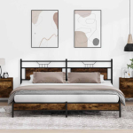 METALLIST VOODIRAAM ILMA MADRATSITA SUITSUTATUD TAMM 200X200 CM