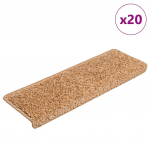 Trepimatid 20 tk 65 x 21 x 4 cm beežid ristk&uuml;likukujulise servaga