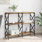 Konsoollaud vana puit 100 x 28 x 80,5 cm tehispuit
