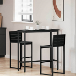 Laud must tamm 100 x 40 x 100,5 cm t&ouml;&ouml;deldud puit ja teras