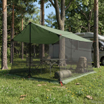K&auml;mpingu telk koos v&otilde;rguseintega Roheline 340 x 260 x 220 cm