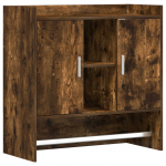 Seinariiul Seinale kinnitav Suitsutatud tamm 80 x 36 x 80 cm
