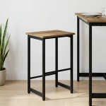 Baaritool Artisan tamm 40 x 32 x 64 cm Tehispuit