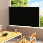 Lahtit&otilde;mmatav terrassi k&uuml;lgsein, 200 x 300 cm, must