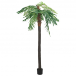Kunsttaim, datlipalm lillepotiga, 305 cm, roheline