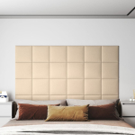 Seinapaneelid 12 tk, kreemjas, 30 x 30 cm, kangas, 1,08 m&sup2;