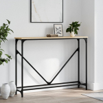 Konsoollaud, sonoma tamm, 102 x 22,5 x 75 cm, tehispuit