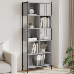 Raamatualus, hall sonoma tamm, 72 x 28 x 172 cm, tehispuit