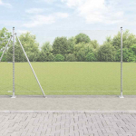 Aed koos postidega h&otilde;bedane 1.4 x 10 m pvc kaetud teras