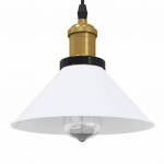 RIPPVALGUSTI K&Otilde;RGUS REGULEERITAV E27 L&Auml;IKIV VALGE &Oslash; 22 CM