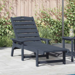 Lamamistool tumesinine 195,5 x 53 x 98,5 cm hdpe