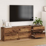 TV &Uuml;ksused 2 tk Vana puit 180 x 34 x 50 cm Tehispuit