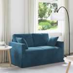 Diivan sinine 138 x 78 x 80 cm samet