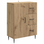K&otilde;ide sahtliga Artisan tamm 66 x 34,5 x 89,5 cm Tehispuit
