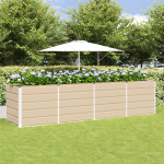 Taimekast ebarealne 240 x 80 x 75 cm teras