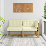 Sektsionaalne diivan padjaga Valge 162,5 x 83 x 73 cm
